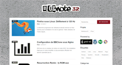 Desktop Screenshot of blognote32.net