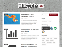 Tablet Screenshot of blognote32.net